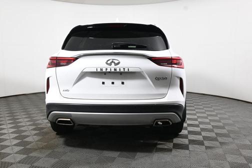 Lunar White 2021 INFINITI QX50 Luxe