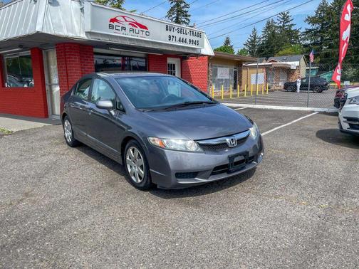 Gray 2010 Honda Civic LX