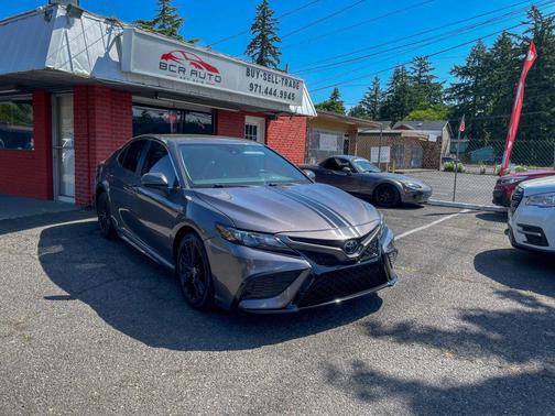 Gray 2022 Toyota Camry SE