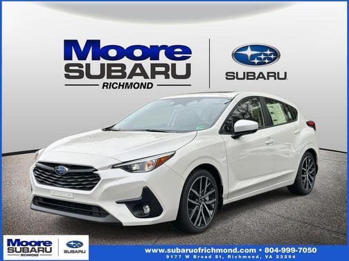Crystal White Pearl 2025 Subaru Impreza Sport