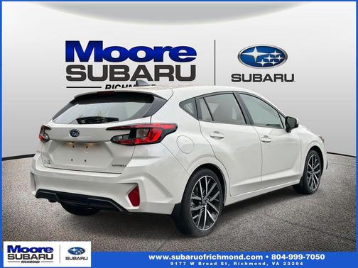Crystal White Pearl 2025 Subaru Impreza Sport
