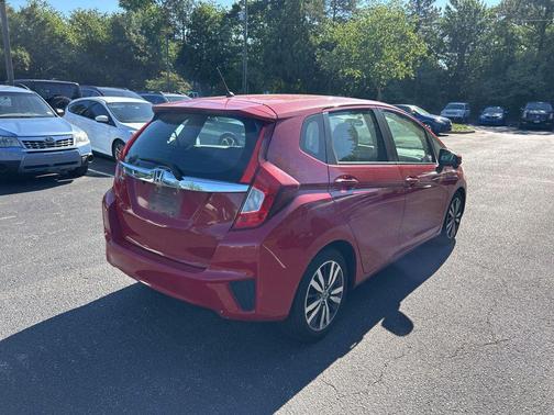 Red 2015 Honda Fit EX