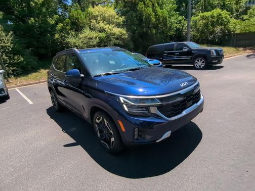 Dark Ocean Blue 2024 Kia Seltos SX Turbo