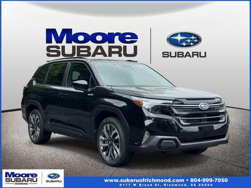 Crystal Black Silica 2026 Subaru Forester Hybrid Touring