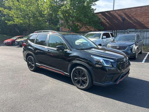 Crystal Black Silica 2022 Subaru Forester Sport