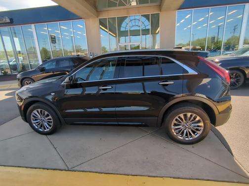 Stellar Black Metallic 2025 Cadillac XT4 Premium Luxury