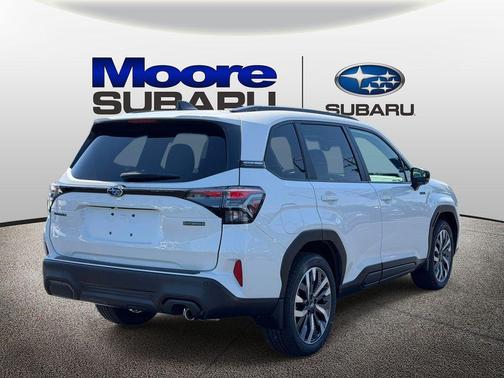 Crystal White Pearl 2026 Subaru Forester Hybrid Touring