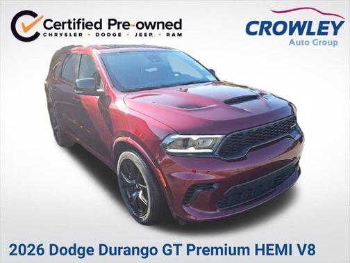 Red 2026 Dodge Durango GT Premium AWD HEMI V8