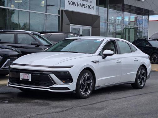 Serenity White 2026 Hyundai SONATA SEL