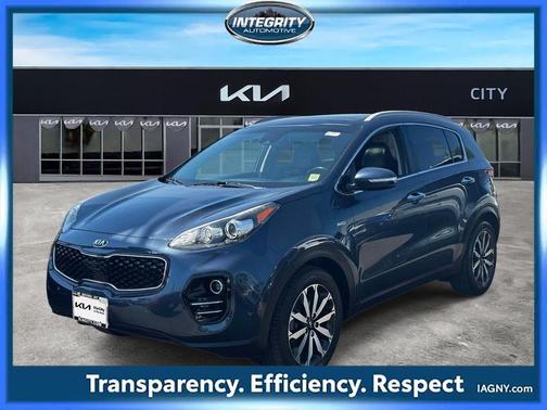 Pacific Blue 2017 Kia Sportage EX
