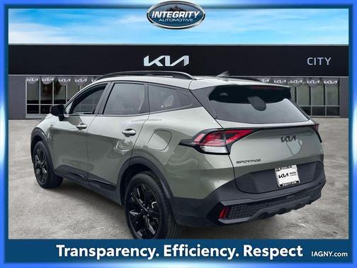 Jungle Green 2025 Kia Sportage X-Line