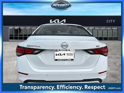 Cloud White 2024 Nissan Sentra SV