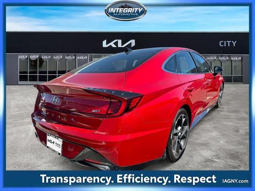 Calypso Red 2021 Hyundai SONATA SEL Plus