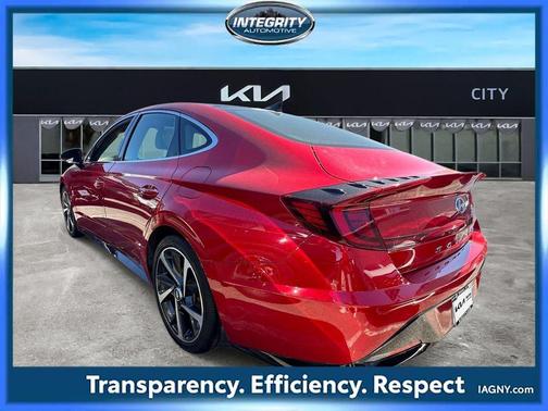 Calypso Red 2021 Hyundai SONATA SEL Plus