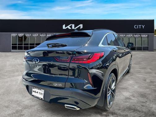 Black Obsidian 2025 INFINITI QX55 LUXE