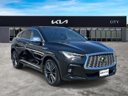 Black Obsidian 2025 INFINITI QX55 LUXE