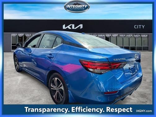 Electric Blue Metallic 2022 Nissan Sentra SV