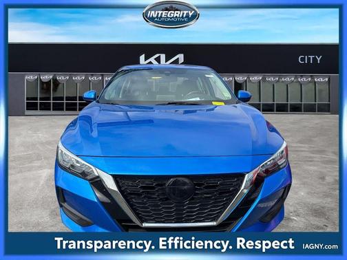 Electric Blue Metallic 2022 Nissan Sentra SV