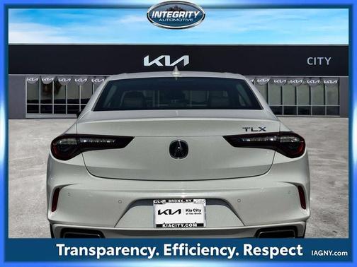 White 2023 Acura TLX Technology