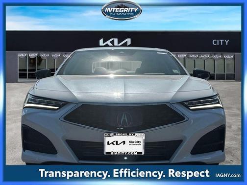 White 2023 Acura TLX Technology
