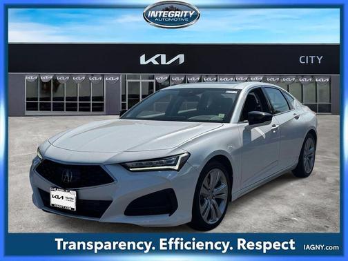 White 2023 Acura TLX Technology