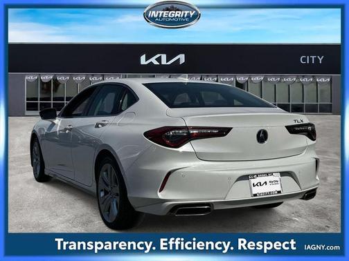 White 2023 Acura TLX Technology