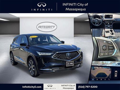 Black 2023 Acura MDX Technology