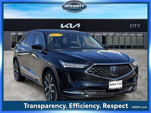 Black 2023 Acura MDX Technology