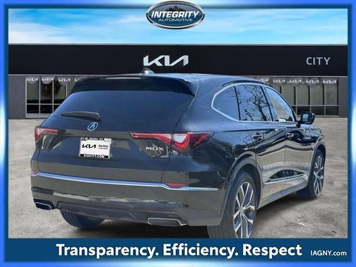 Black 2023 Acura MDX Technology