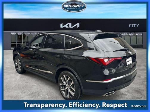 Black 2023 Acura MDX Technology