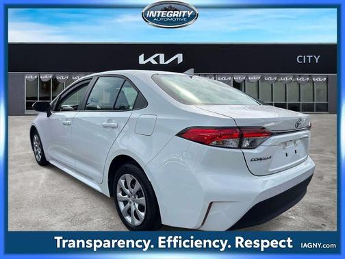 White 2024 Toyota Corolla LE