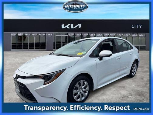 White 2024 Toyota Corolla LE