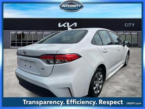 White 2024 Toyota Corolla LE