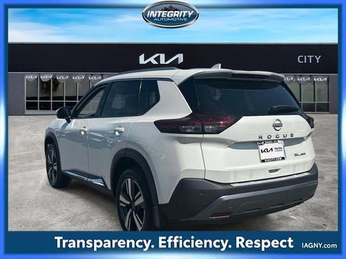 White 2023 Nissan Rogue SL