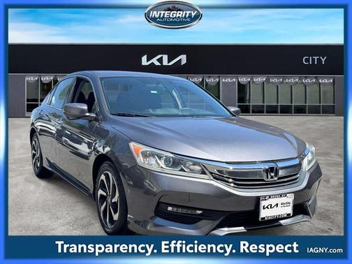 Gray 2017 Honda Accord EX
