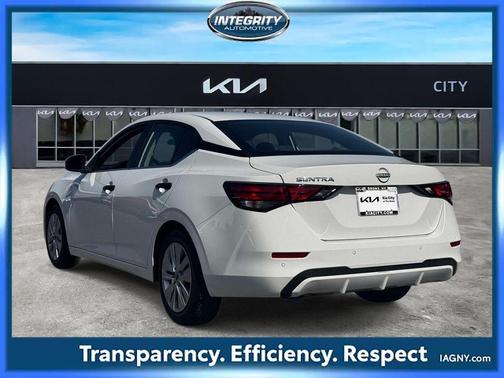 Cloud White 2024 Nissan Sentra S