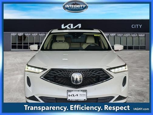 White 2023 Acura MDX Technology
