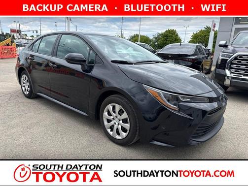 Midnight Black Metallic 2025 Toyota Corolla LE