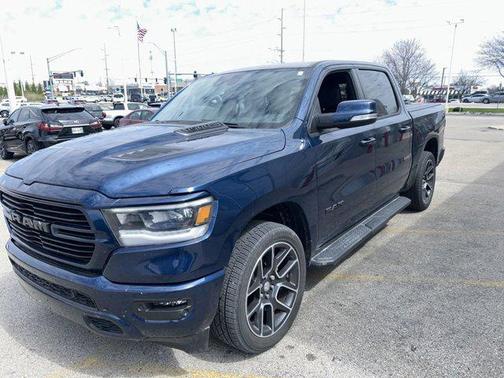 Blue 2021 RAM 1500 Sport