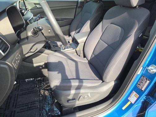 Aqua Blue 2021 Hyundai TUCSON Sport