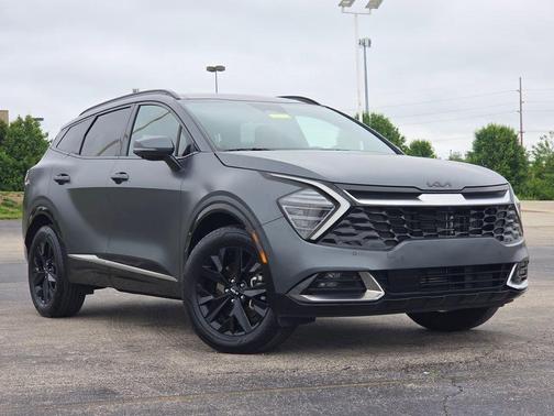 Shadow Matte Gray 2023 Kia Sportage Hybrid SX-Prestige