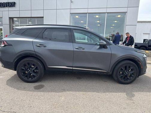Shadow Matte Gray 2023 Kia Sportage Hybrid SX-Prestige