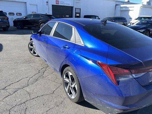 Intense Blue 2023 Hyundai ELANTRA HEV Limited
