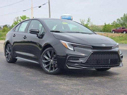 Midnight Black Metallic 2026 Toyota Corolla XSE