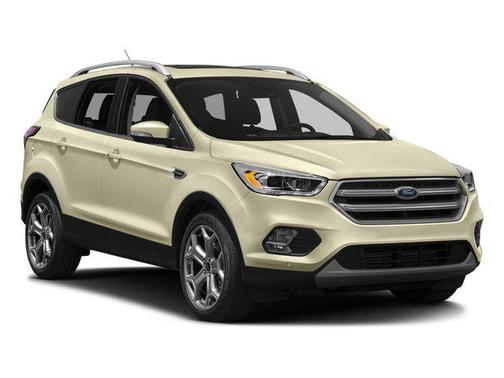 White Platinum Clearcoat Metallic 2017 Ford Escape Titanium