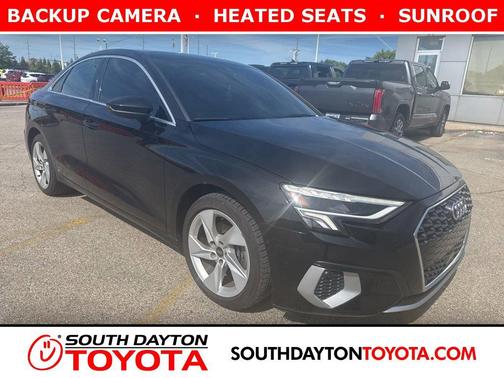 Black 2023 Audi A3 Premium
