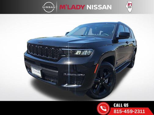 Diamond Black Crystal Pearlcoat 2023 Jeep Grand Cherokee L Limited