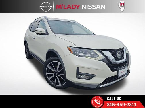 Pearl White 2018 Nissan Rogue SL