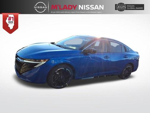 Bluestone Pearl/Super Black 2026 Nissan Sentra SR