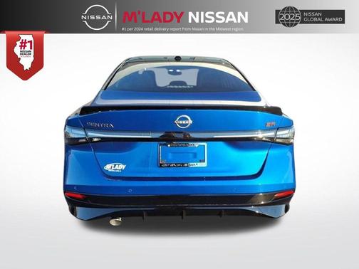 Bluestone Pearl/Super Black 2026 Nissan Sentra SR